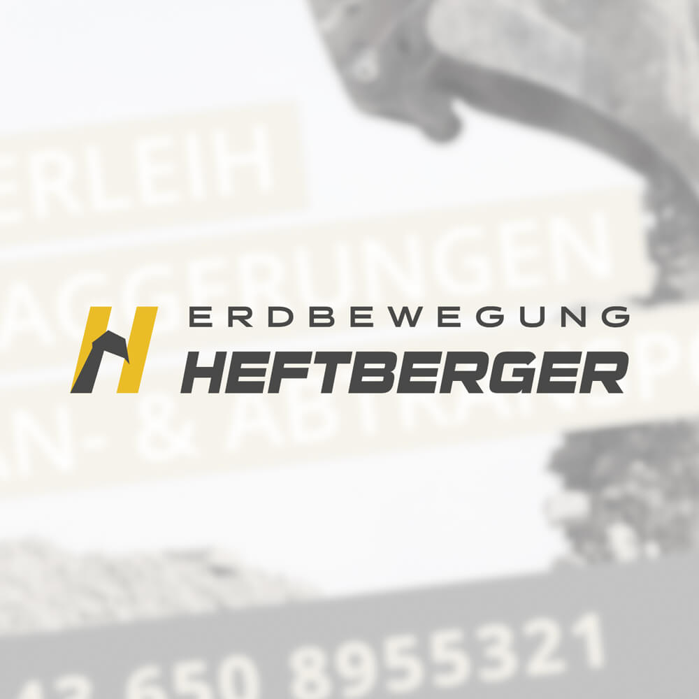 Logo & Corporate Design | Erdbewegung Heftberger